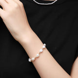 Embellished Series Pearl Stitching Double Layer Necklace