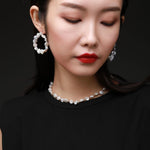 Thousand Faces Series Exaggerated Large Hoop Earrings - CKBLK2019085