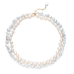 Thousand Faces Series Double Layer Irregular Pearl Necklace - CKBLK2020047