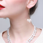 Thousand Faces Series Double Layer Irregular Pearl Necklace - CKBLK2020047