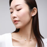 Thousand Faces Series Delicate Pearl Chain Necklace - CKBLK2020096