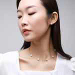 Thousand Faces Series Delicate Pearl Chain Necklace - CKBLK2020096