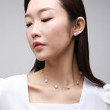 Thousand Faces Series Delicate Pearl Chain Necklace - CKBLK2020096