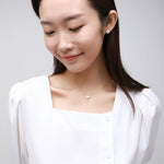 Thousand Faces Series Delicate Double Pearl Pendant Necklace - CKBLK2021014