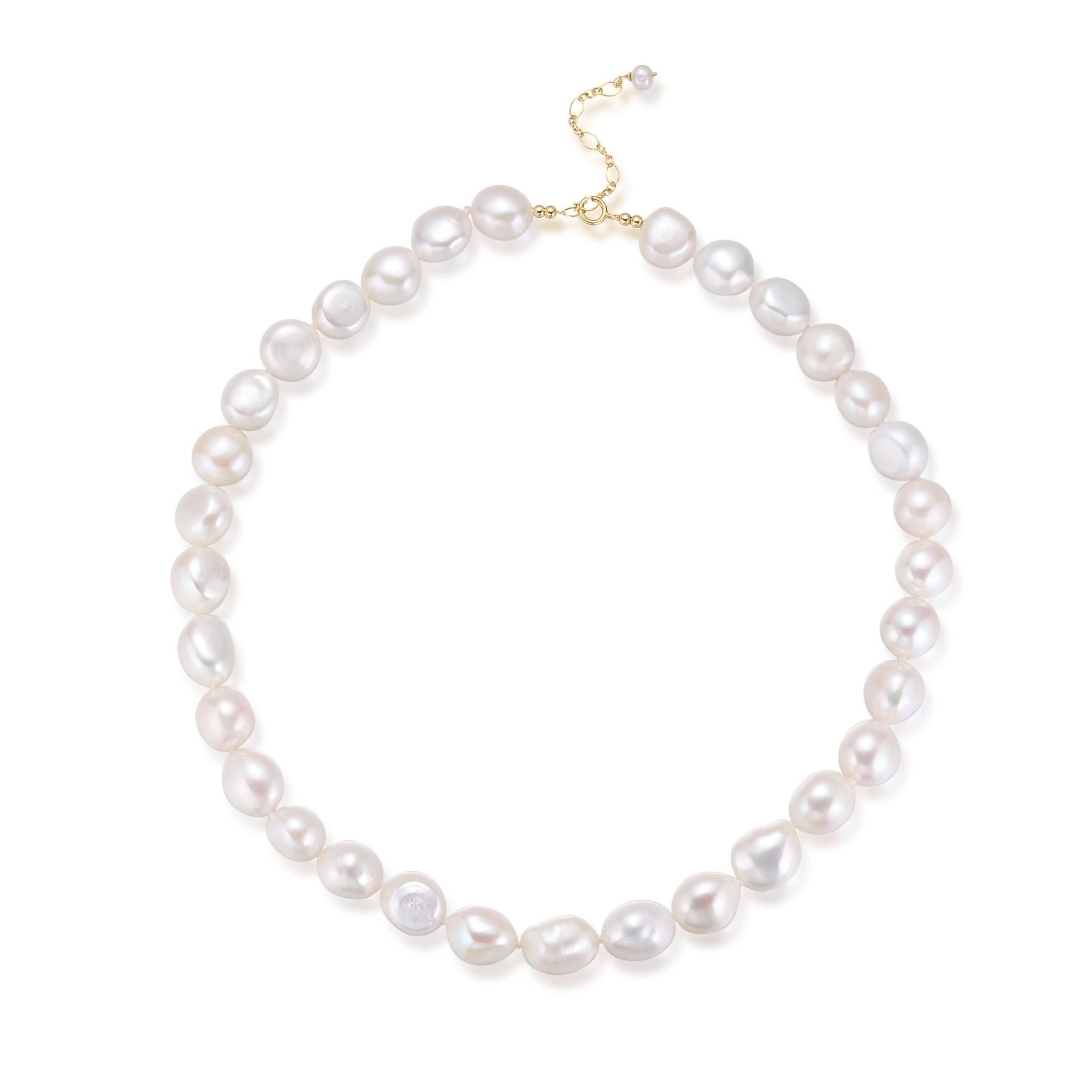 Thousand Faces Series Simple Small Bun Pearl Necklace - CKBLK2021020