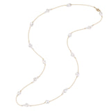 Thousand Faces Series Multi - pearl Long Chain Necklace/Sweater Chain - CKBLK2021023