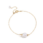 Thousand Faces Series Gold Baroque Pearl Bracelet - CKBLK2021027