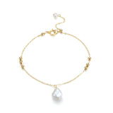 Thousand Faces Series Draped Single Pearl Delicate Bracelet - CKBLK2021028