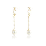 Thousand Faces Series M Hanging Pearl Earrings - CKBLK2021190