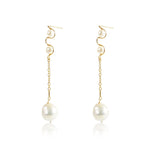 Thousand Faces Series M Hanging Pearl Earrings - CKBLK2021190