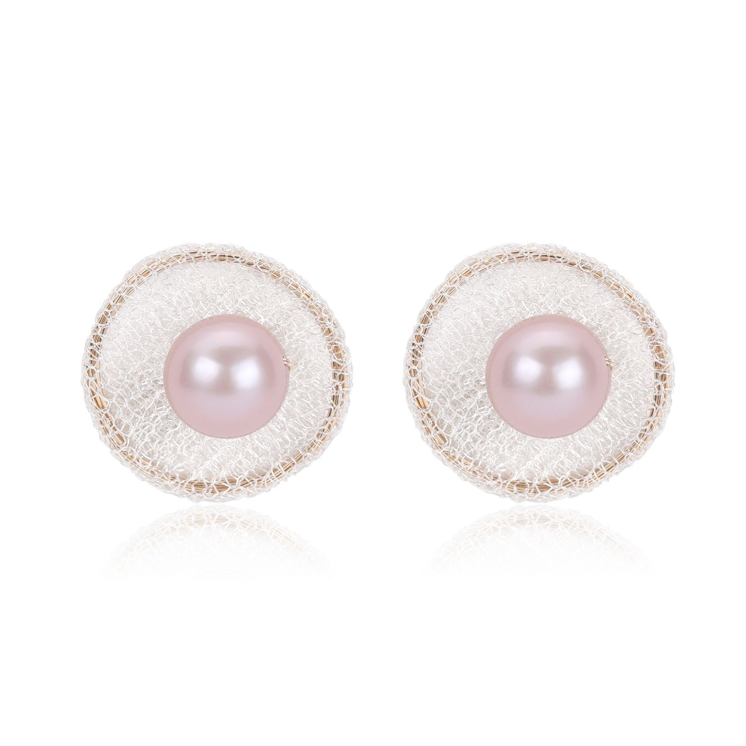 Cicada Wing Series Focus Pearl Stud Earrings - CKCY2023089