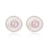 Cicada Wing Series Focus Pearl Stud Earrings - CKCY2023089