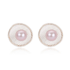 Cicada Wing Series Focus Pearl Stud Earrings - CKCY2023089