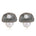 Cicada Wing Series Tiny Snowman Pearl Earrings - Black - CKCY2023091