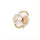 Cicada Wing Series Four Leaf Flower Pearl Ring - CKCY2023093