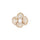 Cicada Wing Series Four - leaf Flower Pearl Brooch - CKCY2023094