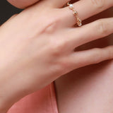 Embellished Series Hand - wrapped Pearl Ring - CKDZ2020059