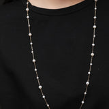 Embellished Series Long Style Pearl Chain Necklace - CKDZ2021081