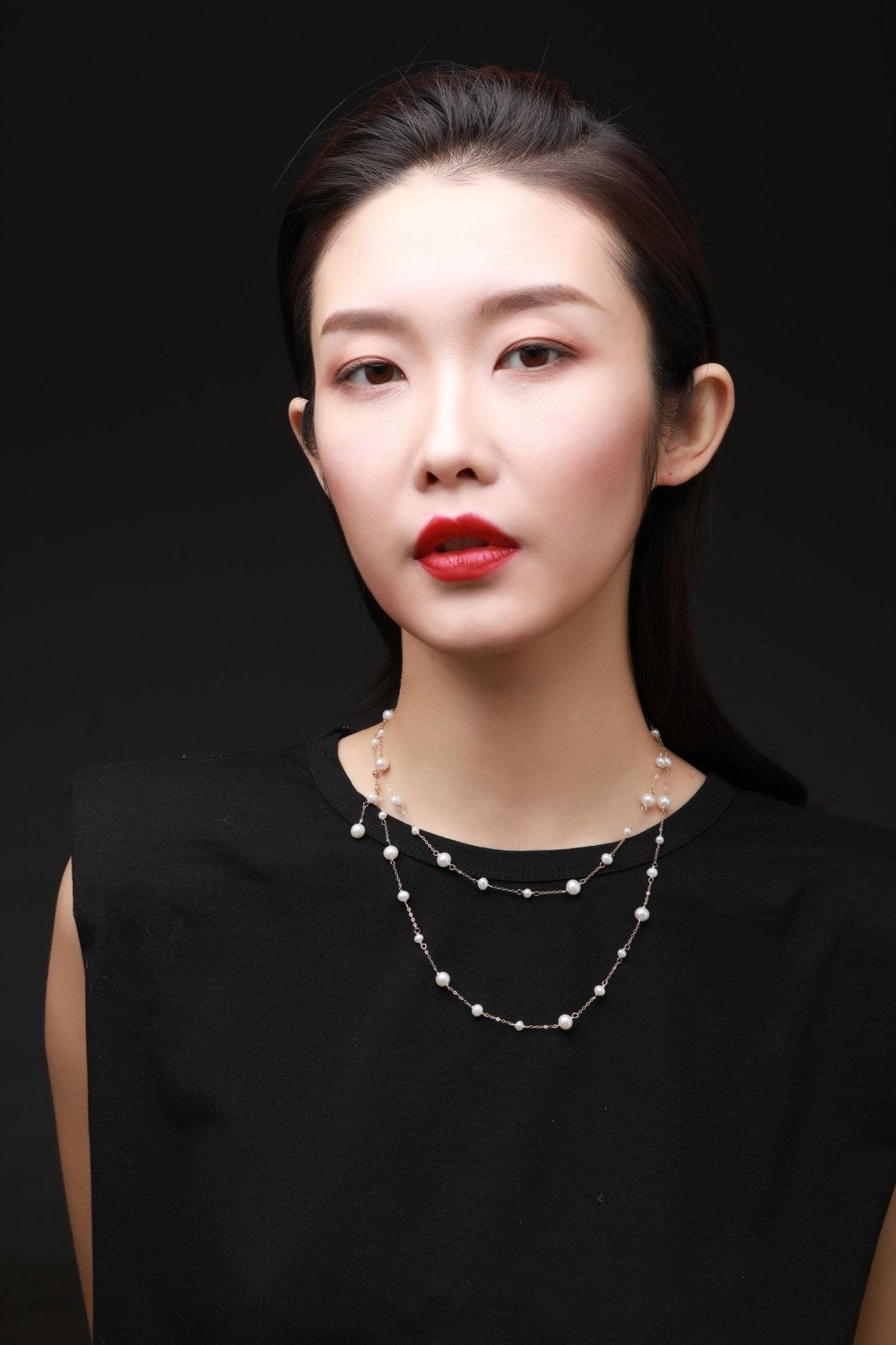 Embellished Series Long Style Pearl Chain Necklace - CKDZ2021081