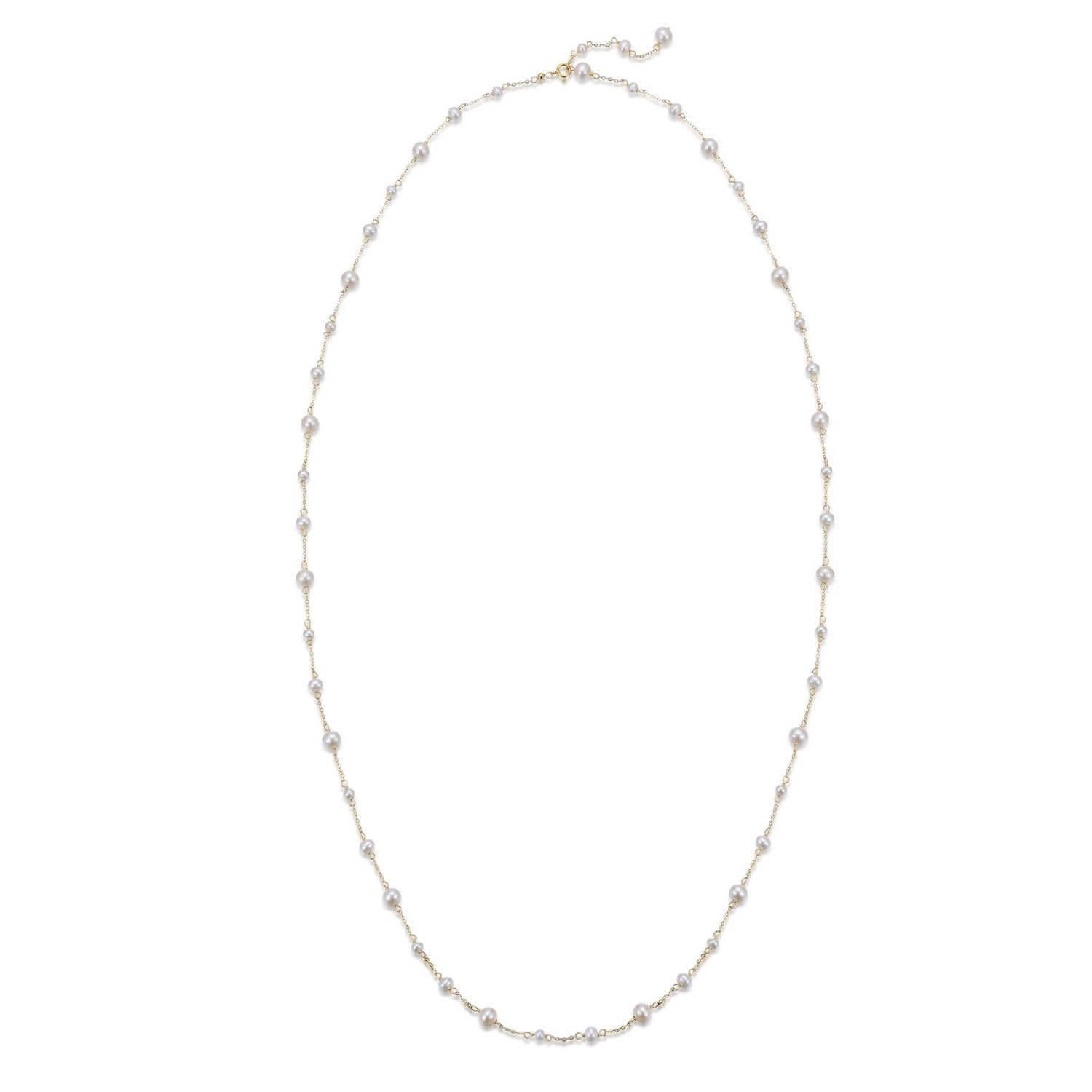 Embellished Series Long Style Pearl Chain Necklace - CKDZ2021081