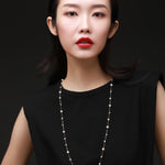 Embellished Series Long Style Pearl Chain Necklace - CKDZ2021081