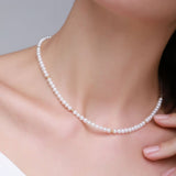 Embellished Series Delicate Plain Circle Choker Necklace - CKDZ2021165