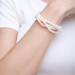 Embellished Series Multi - Layer Pearl Beaded Bracelet - CKDZ2021170