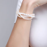 Embellished Series Multi - Layer Pearl Beaded Bracelet - CKDZ2021170