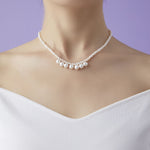 Embellished Series Smiling Pearl Beaded Necklace - CKDZ2022259