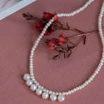 Embellished Series Smiling Pearl Beaded Necklace - CKDZ2022259