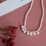 Embellished Series Smiling Pearl Beaded Necklace - CKDZ2022259