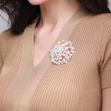 Starry Series Multi - pearl Flower Brooch - CKFX2021131