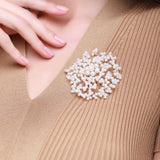 Starry Series Multi - pearl Flower Brooch - CKFX2021131