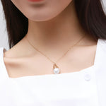 Classic Filigree Series Lantern Pearl Pendant Necklace - CKJD2021002