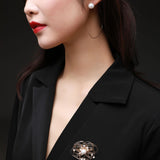 Classic Filigree Series Starry Nebula Pearl Brooch - CKJD2021003