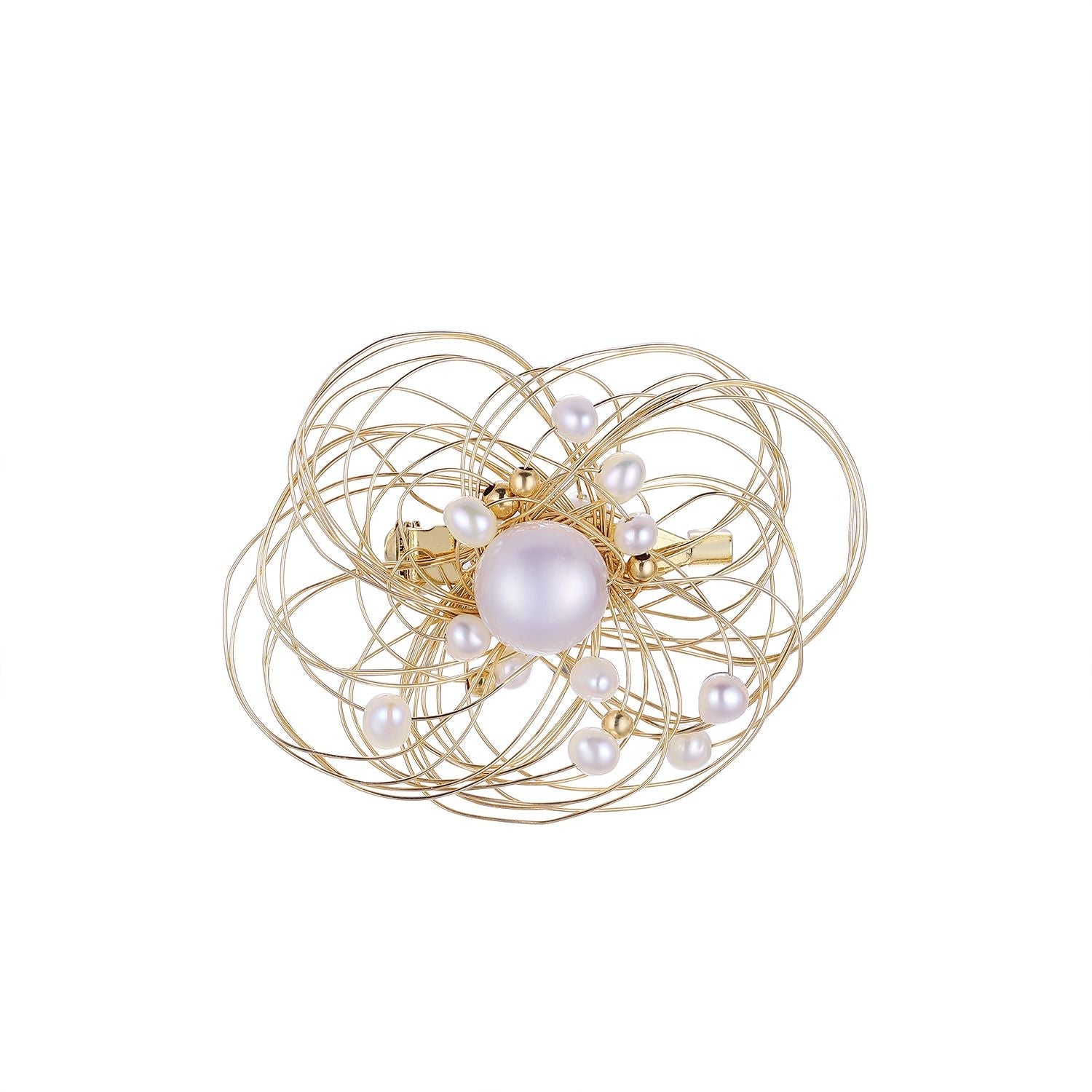 Classic Filigree Series Starry Nebula Pearl Brooch - CKJD2021003