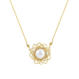 Classic Filigree Series Starburst Necklace - CKJD2021113