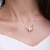 Classic Filigree Series Starburst Necklace - CKJD2021113