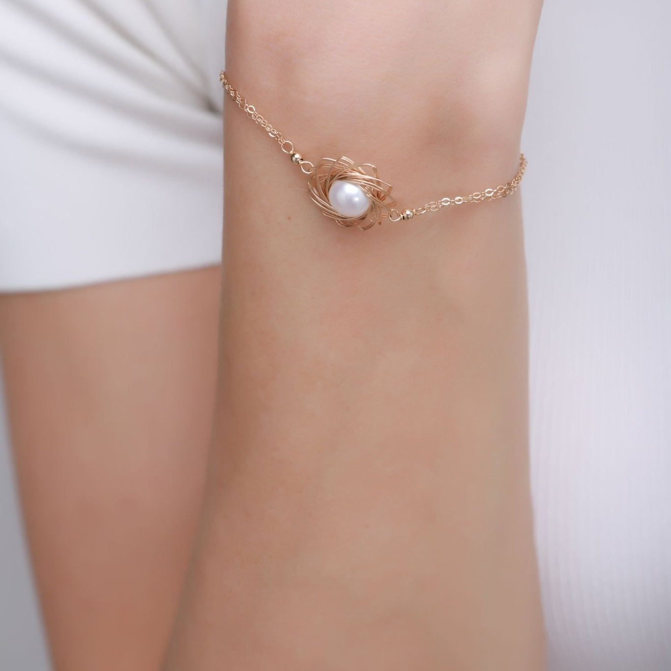 Classic Filigree Series Pearl Starburst Bracelet - CKJD2021118