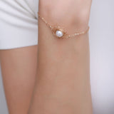 Classic Filigree Series Pearl Starburst Bracelet - CKJD2021118