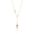 Classic Filigree Series Lantern Pearl Y - shaped Pendant Necklace - CKJD2021185