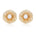 Classic Filigree Series Prosperous Blossom Pearl Stud Earrings - CKJD2022219