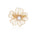 Classic Filigree Series Single Flower Pearl Brooch - CKJD2023007