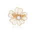 Classic Filigree Series Single Flower Pearl Brooch - CKJD2023007