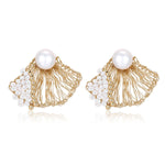 Classic Filigree Series Dance Dress Pearl Earrings - CKJD2023071