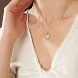 Geometric Series Luxe Square Baroque Pearl Pendant Necklace - CKJH2023081