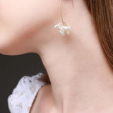 Falling Petals Series Petal Baroque Pearl Earrings - CKLY2020050