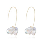 Falling Petals Series Petal Baroque Pearl Earrings - CKLY2020050