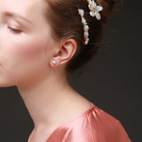 Falling Petals Series Petal Pearl Hair Clips Brooch - CKLY2020052