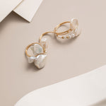 Falling Petals Series Flower Pearl Ring Sets - CKLY2023058